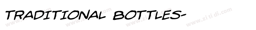 Traditional Bottles字体转换 Traditional Bottles字体转换